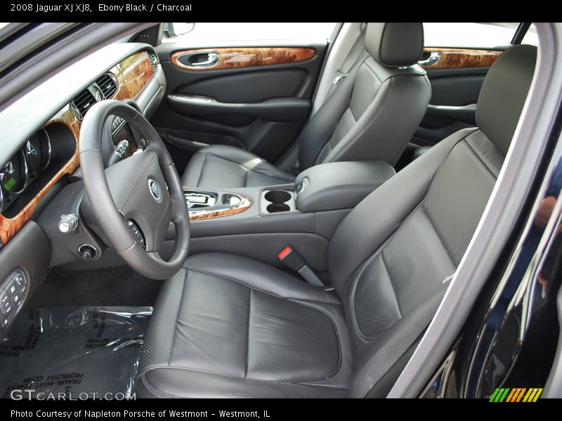 Ebony Black / Charcoal 2008 Jaguar XJ XJ8