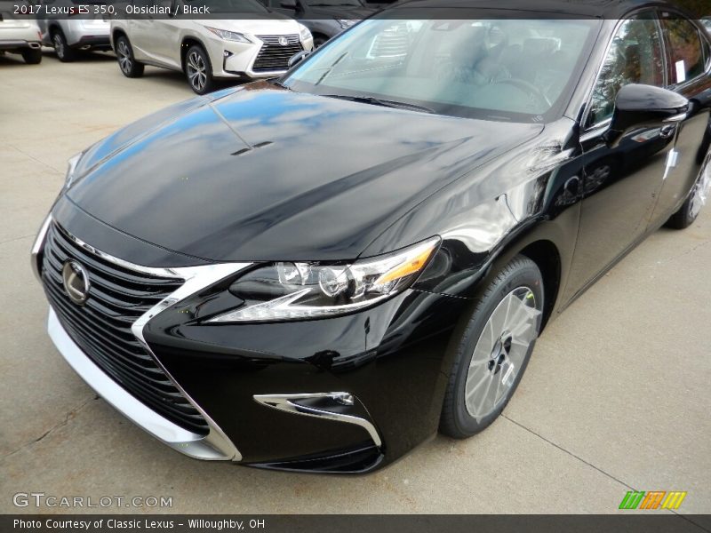 Obsidian / Black 2017 Lexus ES 350