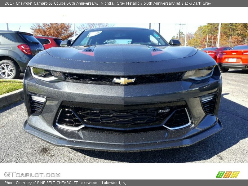 Nightfall Gray Metallic / 50th Anniversary Jet Black/Dark Gray 2017 Chevrolet Camaro SS Coupe 50th Anniversary