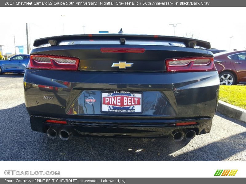 Nightfall Gray Metallic / 50th Anniversary Jet Black/Dark Gray 2017 Chevrolet Camaro SS Coupe 50th Anniversary