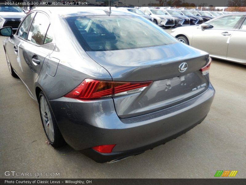 Atomic Silver / Black 2017 Lexus IS 300 AWD