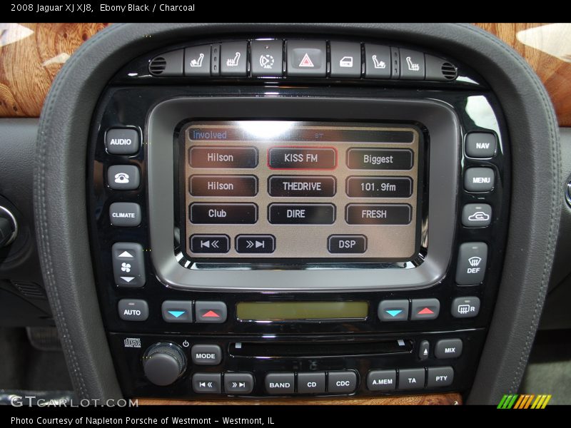 Ebony Black / Charcoal 2008 Jaguar XJ XJ8