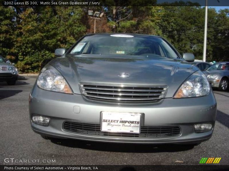 Mystic Sea Green Opalescent / Ivory 2002 Lexus ES 300