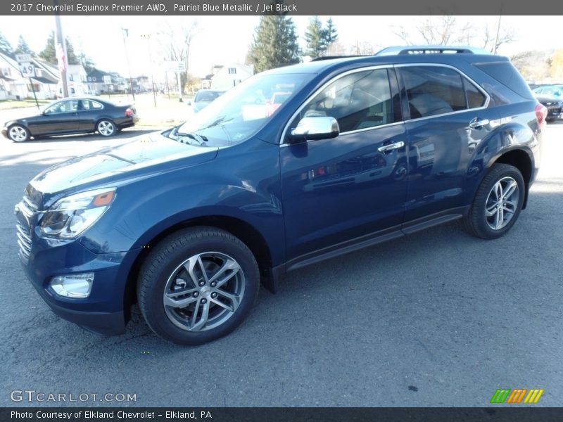 Patriot Blue Metallic / Jet Black 2017 Chevrolet Equinox Premier AWD