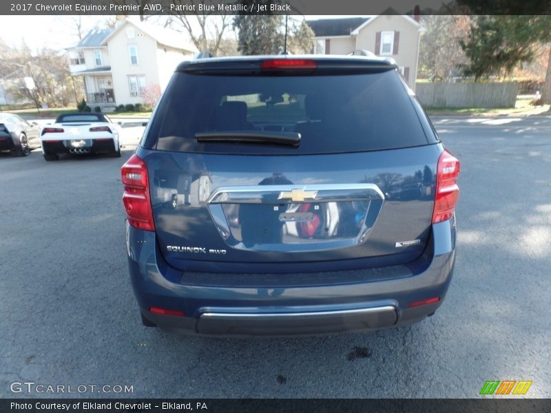 Patriot Blue Metallic / Jet Black 2017 Chevrolet Equinox Premier AWD