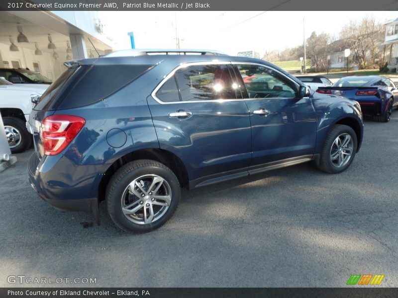 Patriot Blue Metallic / Jet Black 2017 Chevrolet Equinox Premier AWD