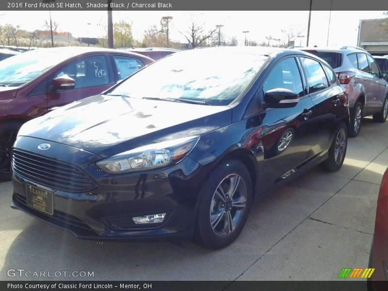 Shadow Black / Charcoal Black 2016 Ford Focus SE Hatch