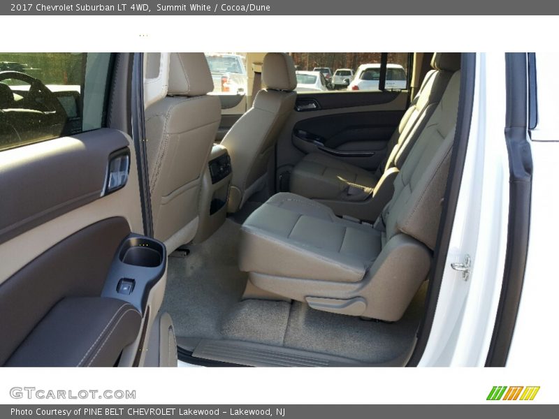 Rear Seat of 2017 Suburban LT 4WD