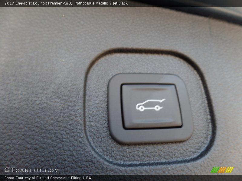 Patriot Blue Metallic / Jet Black 2017 Chevrolet Equinox Premier AWD