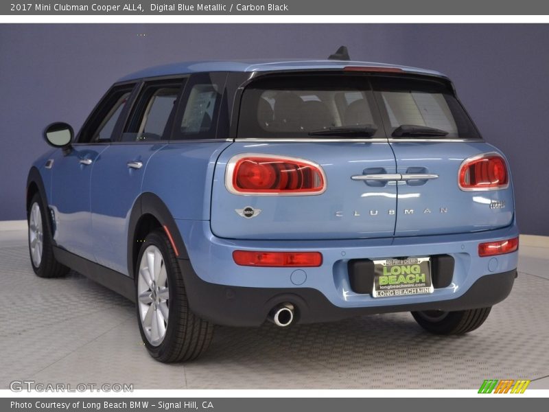 Digital Blue Metallic / Carbon Black 2017 Mini Clubman Cooper ALL4