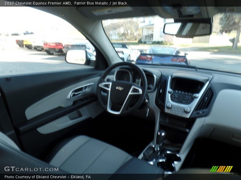 Patriot Blue Metallic / Jet Black 2017 Chevrolet Equinox Premier AWD