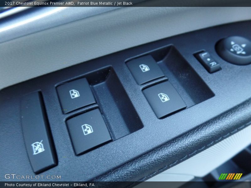 Patriot Blue Metallic / Jet Black 2017 Chevrolet Equinox Premier AWD