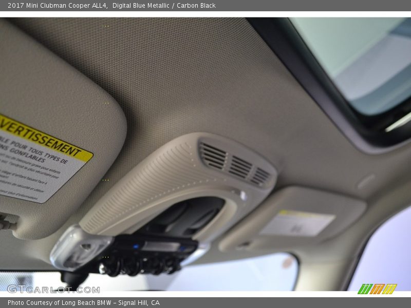 Digital Blue Metallic / Carbon Black 2017 Mini Clubman Cooper ALL4