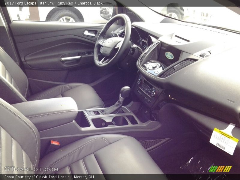 Ruby Red / Charcoal Black 2017 Ford Escape Titanium