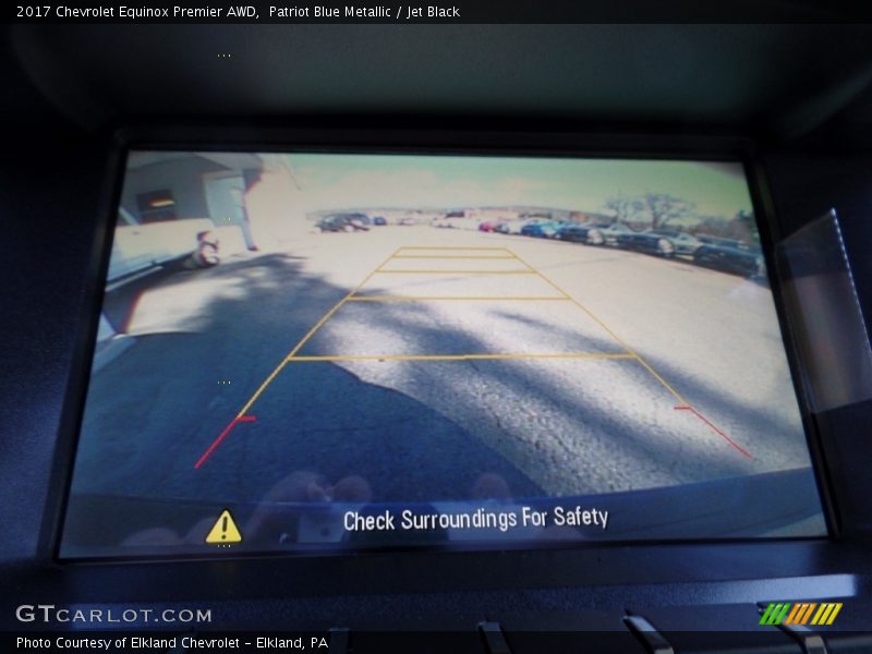 Patriot Blue Metallic / Jet Black 2017 Chevrolet Equinox Premier AWD