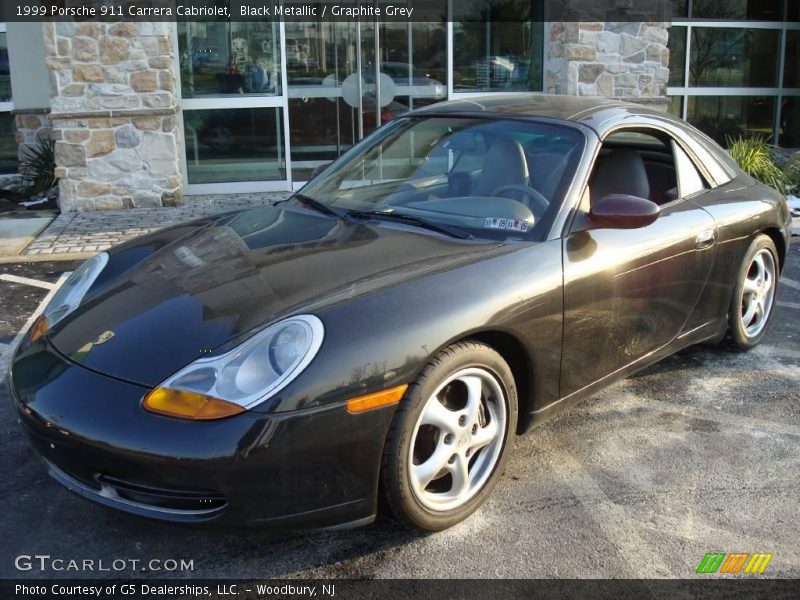 Black Metallic / Graphite Grey 1999 Porsche 911 Carrera Cabriolet