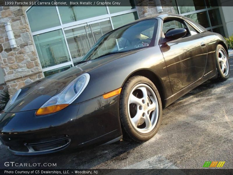 Black Metallic / Graphite Grey 1999 Porsche 911 Carrera Cabriolet