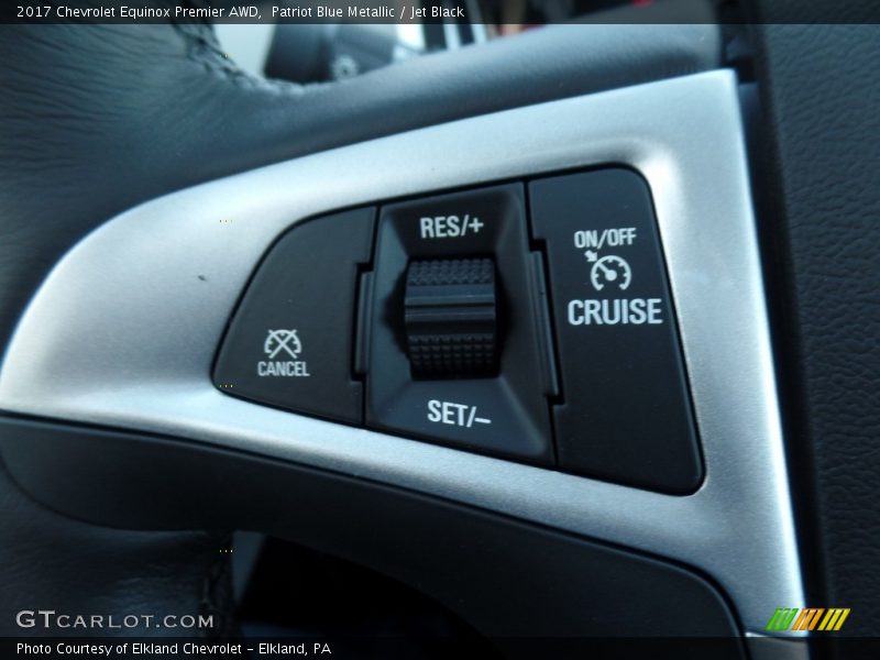 Patriot Blue Metallic / Jet Black 2017 Chevrolet Equinox Premier AWD