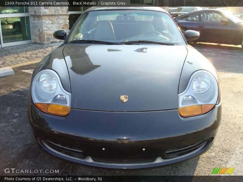 Black Metallic / Graphite Grey 1999 Porsche 911 Carrera Cabriolet