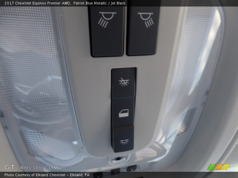 Patriot Blue Metallic / Jet Black 2017 Chevrolet Equinox Premier AWD