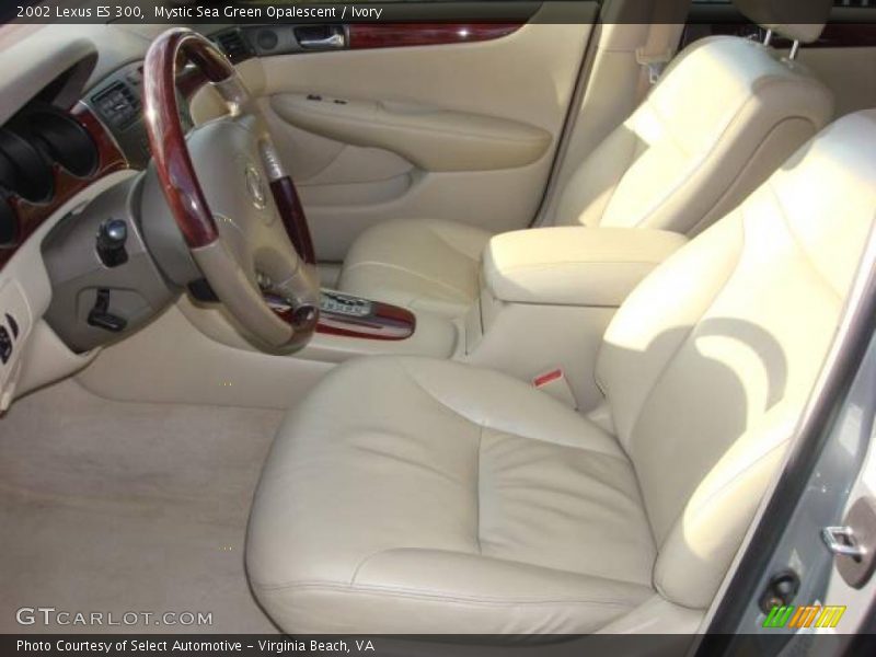 Mystic Sea Green Opalescent / Ivory 2002 Lexus ES 300
