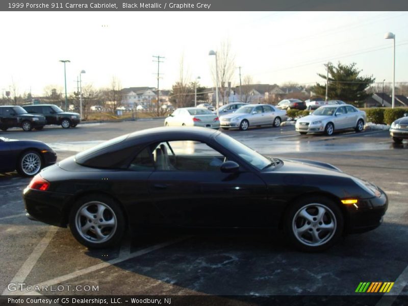 Black Metallic / Graphite Grey 1999 Porsche 911 Carrera Cabriolet