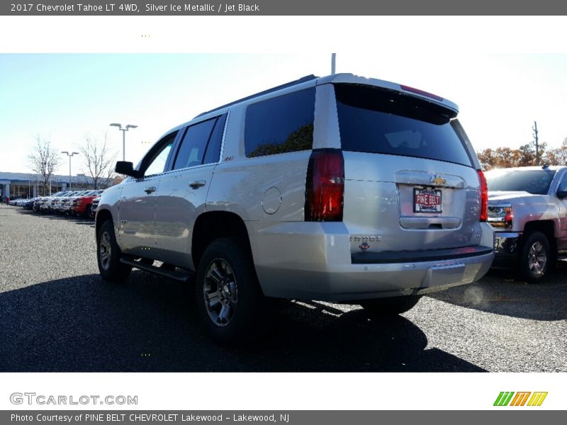 Silver Ice Metallic / Jet Black 2017 Chevrolet Tahoe LT 4WD