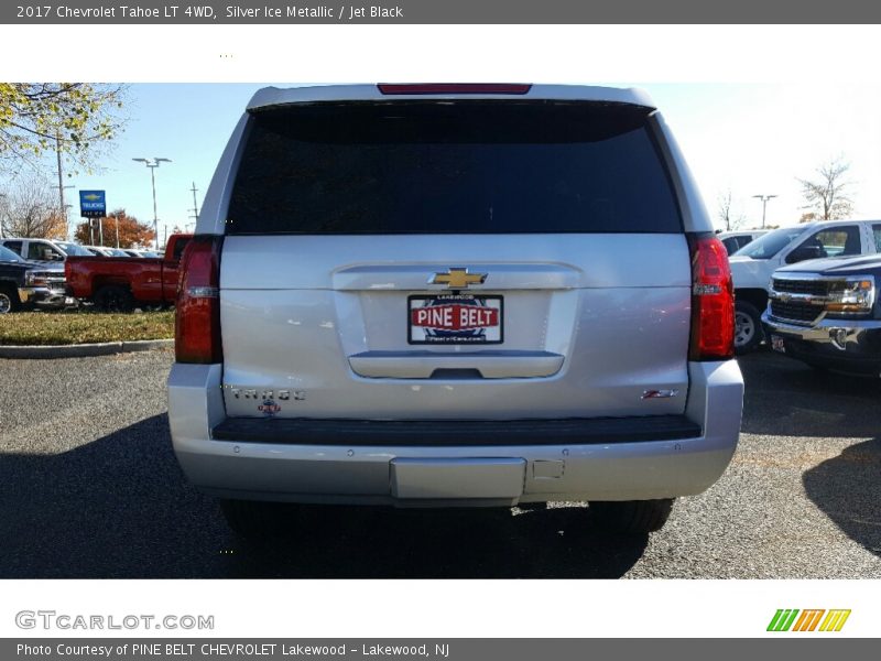 Silver Ice Metallic / Jet Black 2017 Chevrolet Tahoe LT 4WD