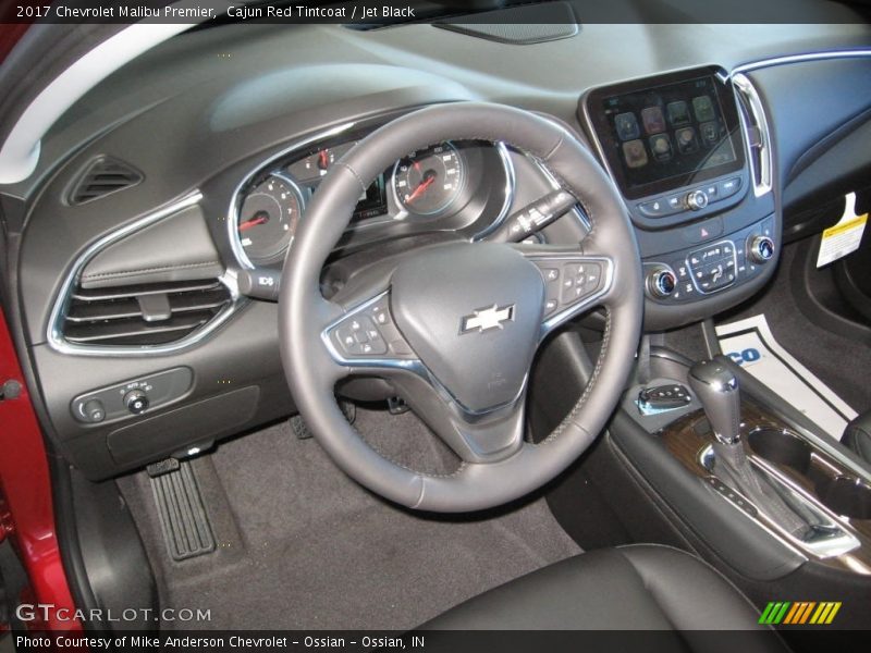 Dashboard of 2017 Malibu Premier