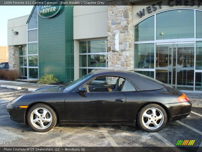 Black Metallic / Graphite Grey 1999 Porsche 911 Carrera Cabriolet