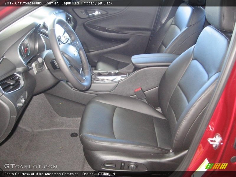 Front Seat of 2017 Malibu Premier