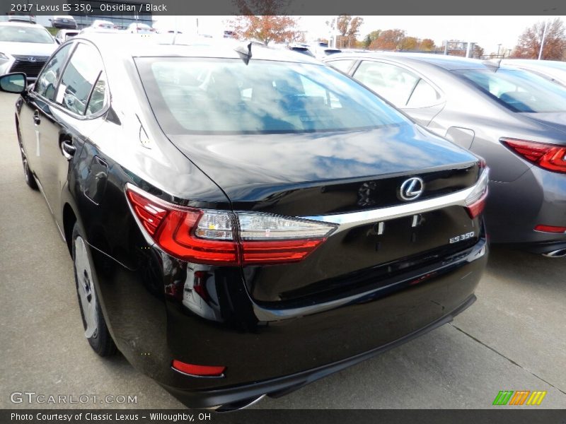Obsidian / Black 2017 Lexus ES 350