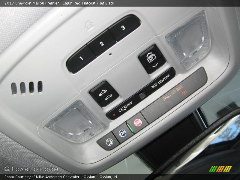 Controls of 2017 Malibu Premier