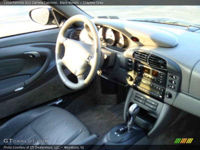 Black Metallic / Graphite Grey 1999 Porsche 911 Carrera Cabriolet
