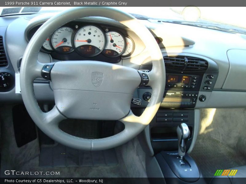 Black Metallic / Graphite Grey 1999 Porsche 911 Carrera Cabriolet