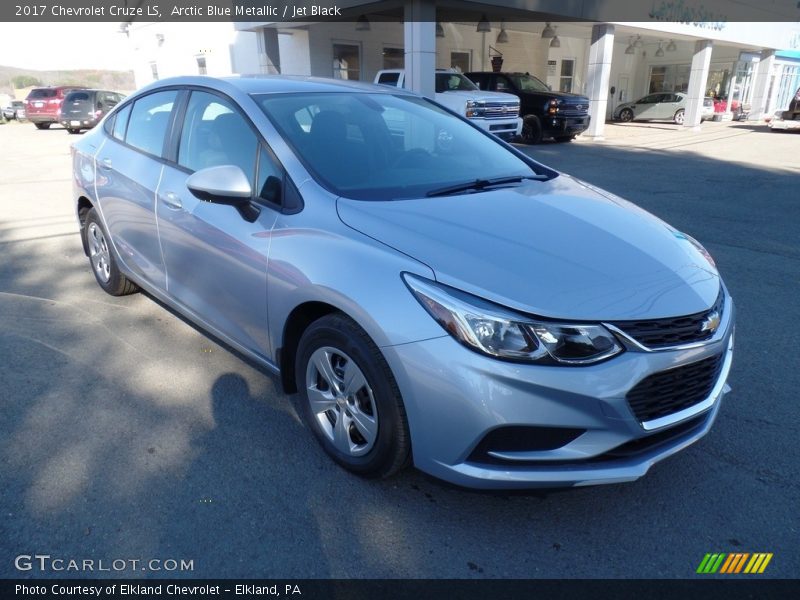 Arctic Blue Metallic / Jet Black 2017 Chevrolet Cruze LS