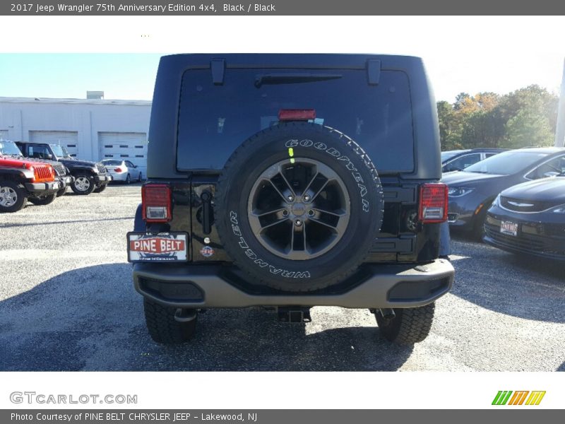 Black / Black 2017 Jeep Wrangler 75th Anniversary Edition 4x4
