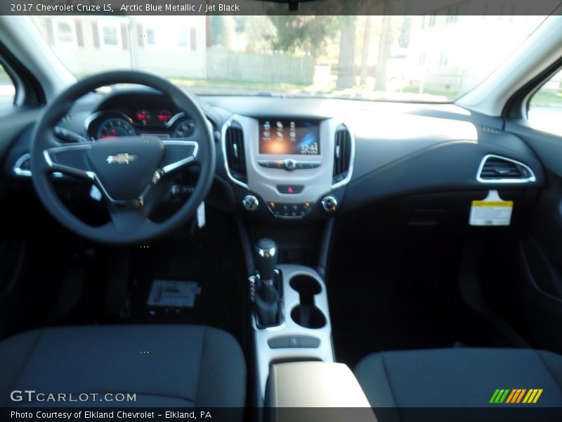 Arctic Blue Metallic / Jet Black 2017 Chevrolet Cruze LS