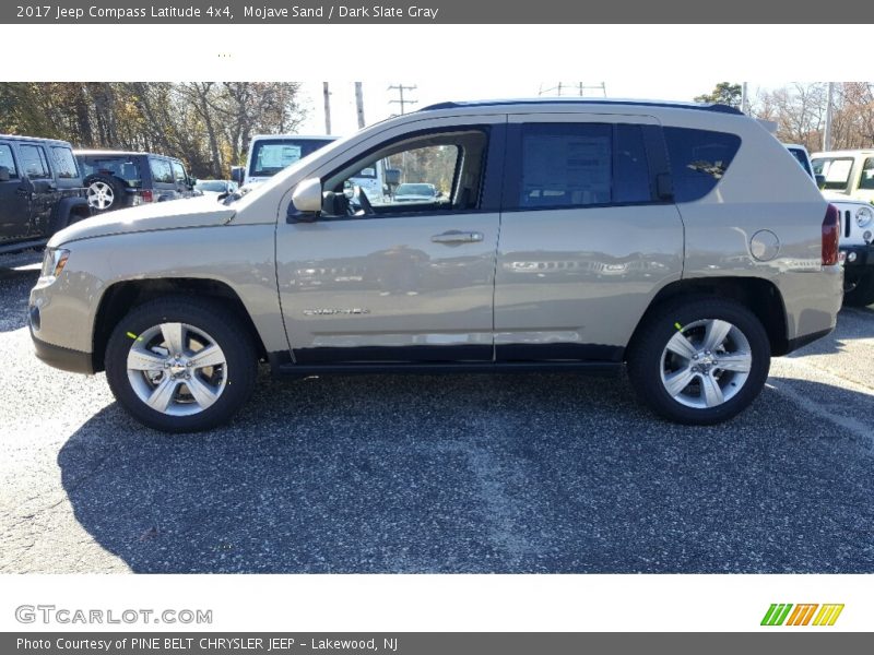 Mojave Sand / Dark Slate Gray 2017 Jeep Compass Latitude 4x4