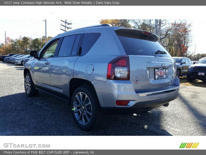 Billet Silver Metallic / Dark Slate Gray 2017 Jeep Compass High Altitude 4x4