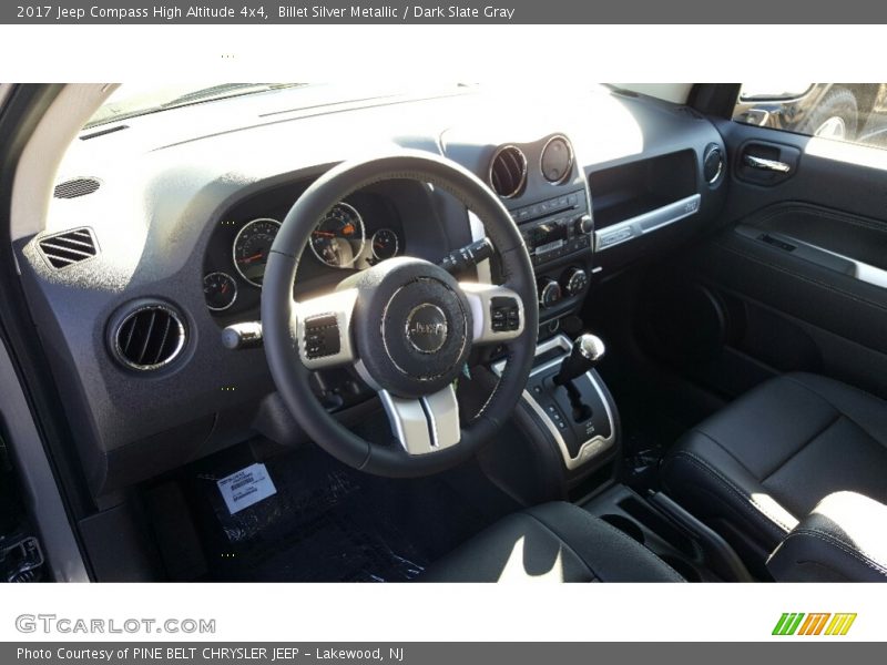 Billet Silver Metallic / Dark Slate Gray 2017 Jeep Compass High Altitude 4x4