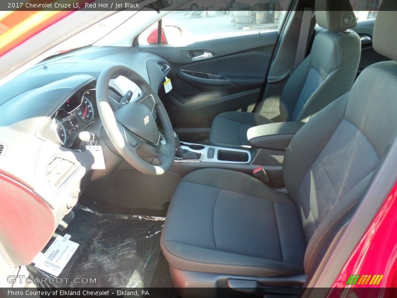 Red Hot / Jet Black 2017 Chevrolet Cruze LS