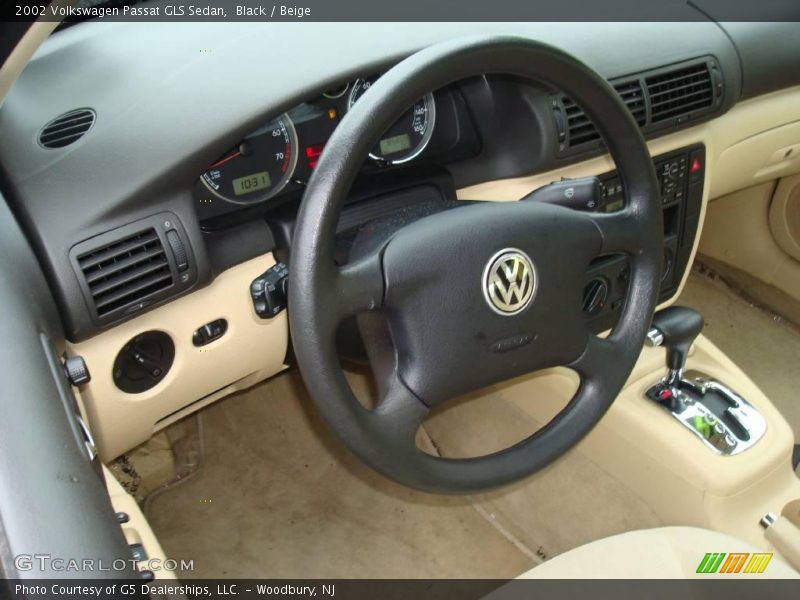 Black / Beige 2002 Volkswagen Passat GLS Sedan