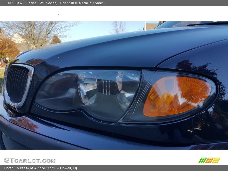Orient Blue Metallic / Sand 2002 BMW 3 Series 325i Sedan