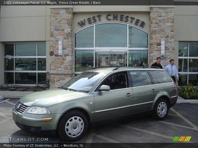 Fresco Green Metallic / Black 2002 Volkswagen Passat GLS Wagon