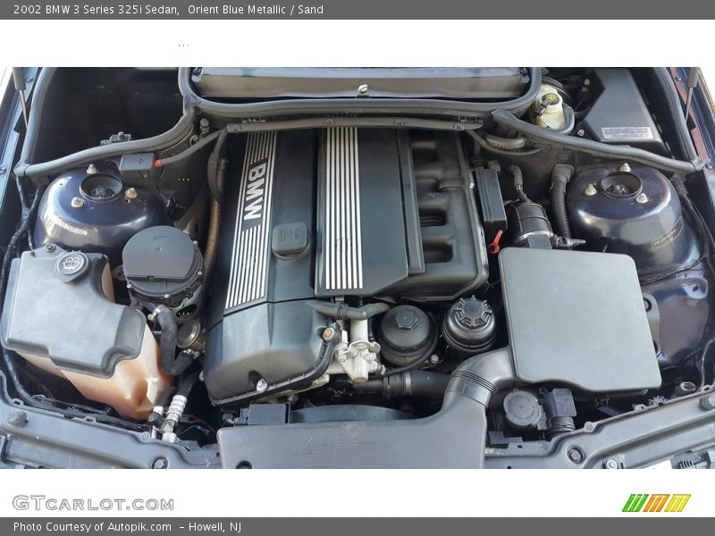 Orient Blue Metallic / Sand 2002 BMW 3 Series 325i Sedan