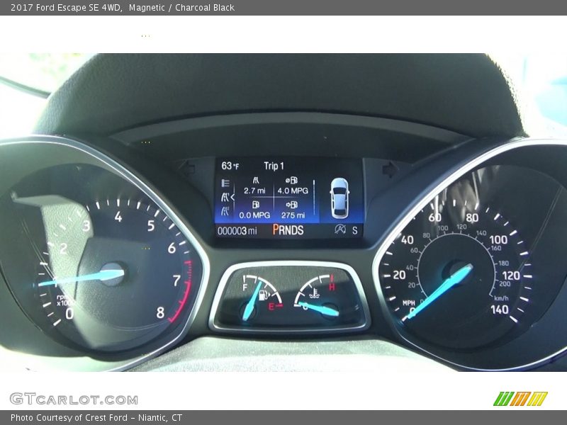 Magnetic / Charcoal Black 2017 Ford Escape SE 4WD