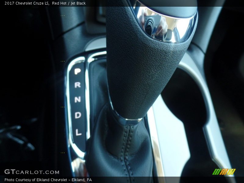 Red Hot / Jet Black 2017 Chevrolet Cruze LS