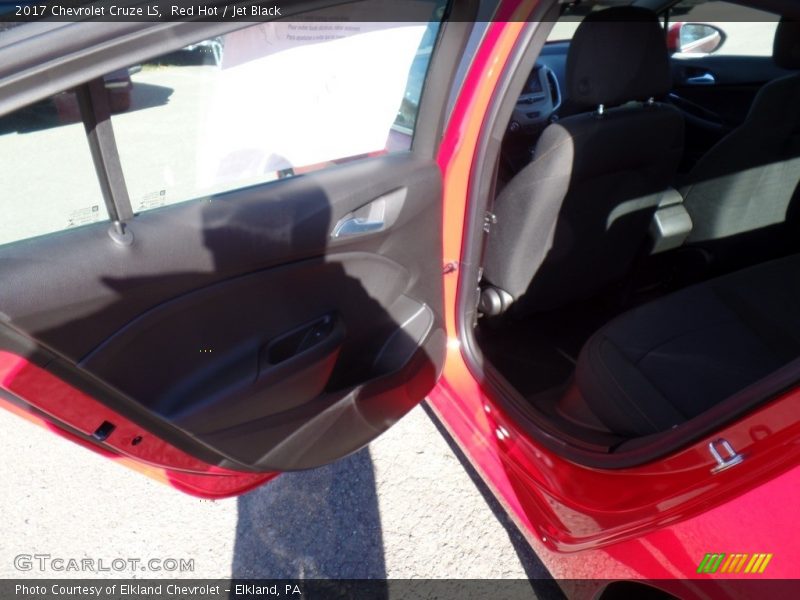 Red Hot / Jet Black 2017 Chevrolet Cruze LS