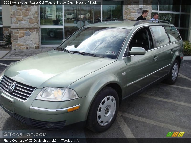 Fresco Green Metallic / Black 2002 Volkswagen Passat GLS Wagon